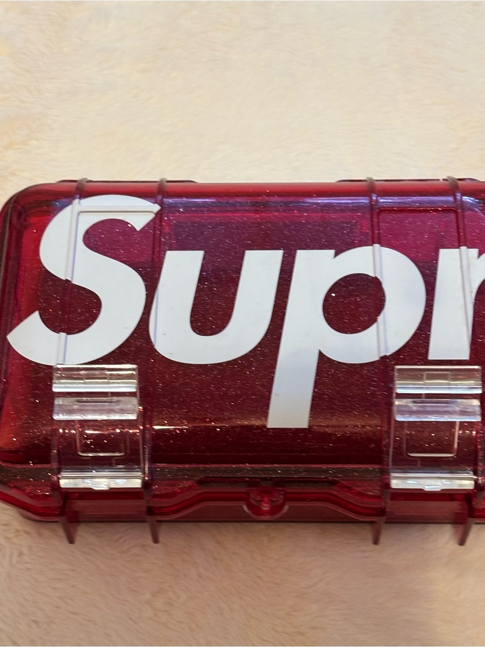 Supreme Glitter Red Pelican M50 Micro Case - Picture 7 of 10